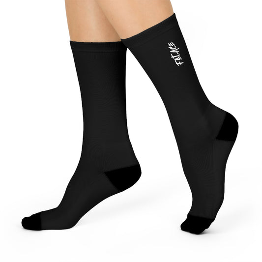 Crew Socks-Black