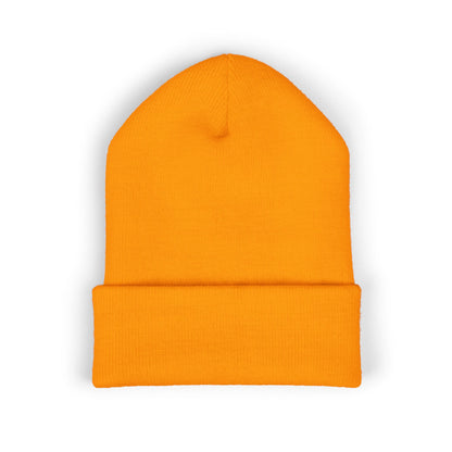 Cuffed Beanie-Gold