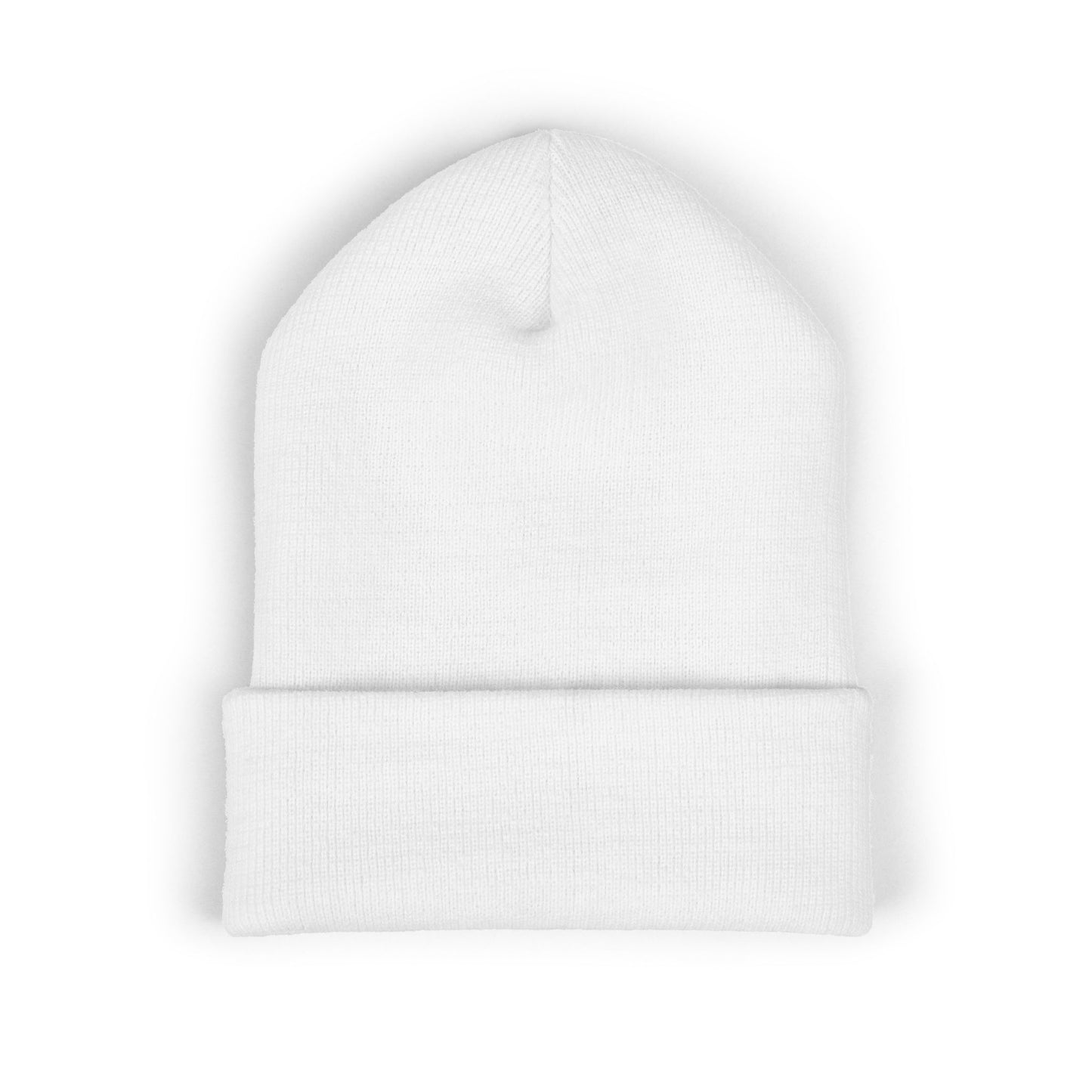 Cuffed Beanie-White