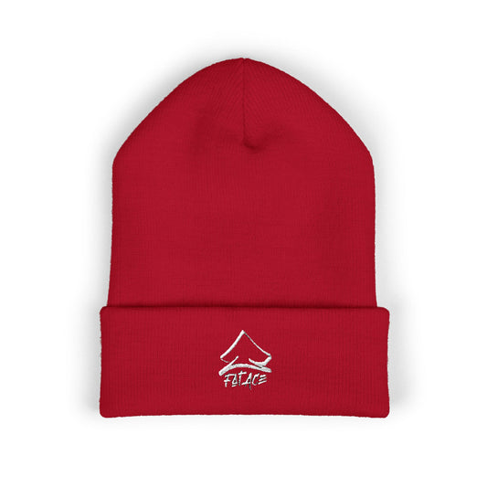 Cuffed Beanie-Red