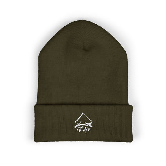 Cuffed Beanie-Olive