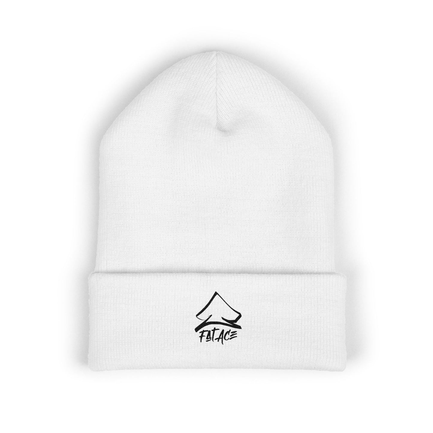 Cuffed Beanie-White